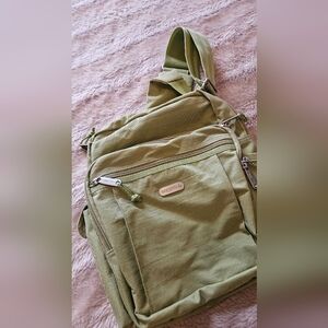 Baggallini bag in lime green,  almost new